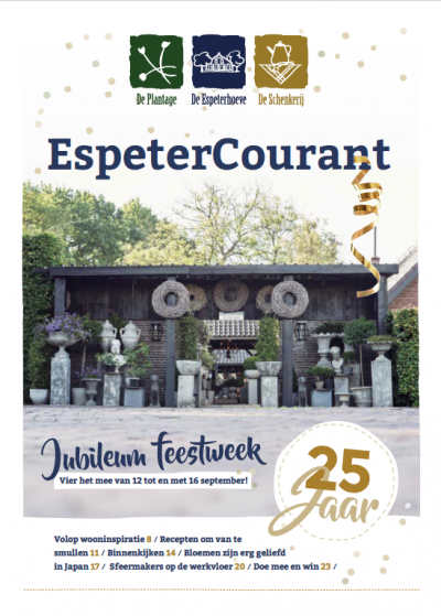 Jubileummagazine voor de Espeterhoeve